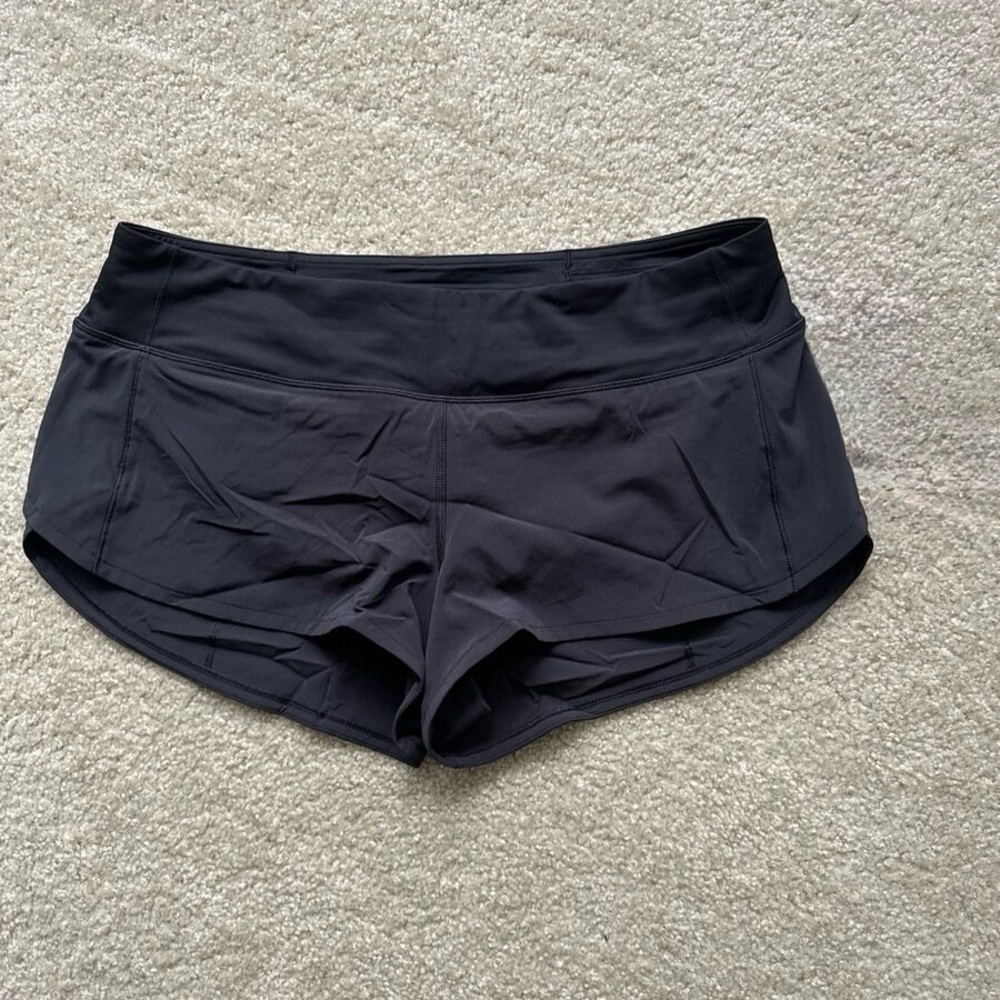 Lululemon Athletica Black Athletic Shorts Lightweight hardley worn
